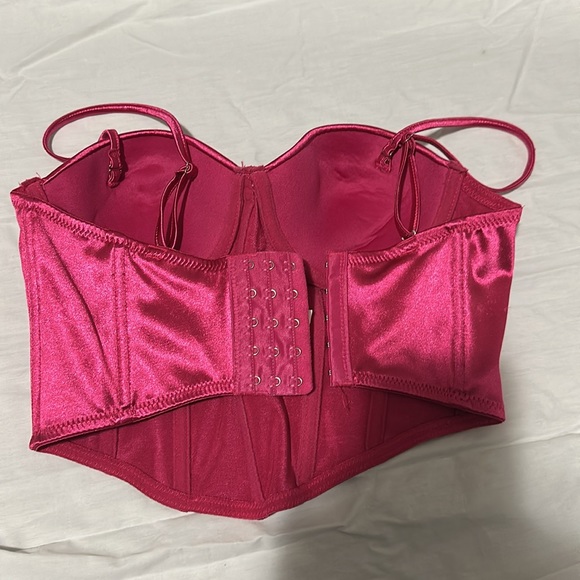 Forever 21 hot pink bustier top - Picture 3 of 5